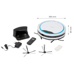 MEDION Roboterstaubsauger Mit Ladestation MD19900 (intelligente Navigation, Roboterstaubsauger Für Hartböden Fliesen Laminat, Optimierte Tierhaare, Fernbedienung, Bis Zu 90 Minuten, Automatische Rückkehr Zur Station) -Rowesc Verkaufe a12fe071cd948bfa8071365a3db1bdac