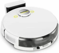 Kärcher KARCHER RCV 5 - Vernetzter Roboterstaubsauger - 3-stufiges Reinigungssystem - LIDAR-Navigation - Auto Boost Auf Teppichen