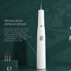 DR.BEI YC2 Ultraschall-Scaler IPX7 Wasserdichter Zahnsteinentferner Mit 3 Modi / LED-Zusatzscheinwerfer Tragbarer Wiederaufladbarer Zahnstein-Zahnsteinschaber Elektrischer Plaque-Entferner Zahnflecken-Reinigungswerkzeug Fuer Erwachsene -Rowesc Verkaufe a602160933d4e534076d0f918b02c011