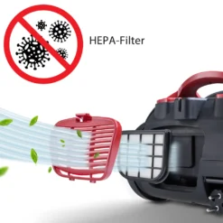 Deuba Staubsauger 900 Watt Beutelloser Multi-Zyklon-Staubsauger Leistungsstark Volumenbehälter Waschbarer HEPA-Filter Kompakt -Rowesc Verkaufe ad6b1643dddff34e864cfc3d65e8490a