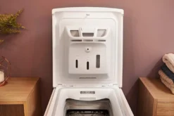 Bauknecht WAT Prime 550 SD N Toplader-Waschmaschine / 5,5 Kg / 1000 UpM/Kurz 15 /Startzeitvorwahl/leise Mit 60dB/ Mehrfachwasserschutz +/Kurz-Taste, Weiß -Rowesc Verkaufe b44cae68b628be2740e1ff15cd18e79b