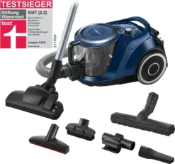 Bosch Staubsauger Beutellos Serie 6 BGC41X36, Bodenstaubsauger, Ideal Für Allergiker, Hygiene-Filter, Bodendüse Für Parkett, Teppich, Fliesen, Starke Saugleistung, Leise, 700 W, Blau -Rowesc Verkaufe b5e6d36c50d6ba4c01df7703f3fd96e1