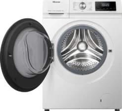Hisense Waschmaschine WFQA8014EVJM - 8 Kg Fassungsvermögen - 1400 U/min - Inverter PowerDrive Motor - AquaStop - TotalWeight Control - SteamTech - StableTech - Kindersicherung -Rowesc Verkaufe b75377779dd4b847d4251754bc071131