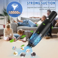 Mini Handstaubsauger Kabellos - Handstaubsauger Wiederaufladbar Tragbar , USB Staubsauger Für Auto, Tastatur, Tierhaare,Black -Rowesc Verkaufe b7b3da83c9ca145530ff499929951809