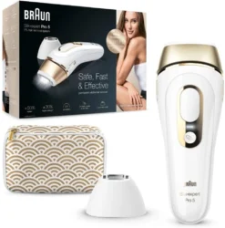 Braun Silk-Expert Pro 5 PL5137 IPL-Haarentfernungsgerät Mit Präzisionsaufsatz - Beine, Körper, Gesicht - Weiß/gold -Rowesc Verkaufe bd3d55be7d0e393eeedfa592263e8a80