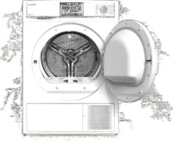 Sharp KD-HHB7S7PW2-DE 7kg Wärmepumpentrockner -Rowesc Verkaufe beb420d1c1baf28445404f9a391b4fc2