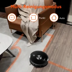 ULTENIC D5 Saugroboter Mit Mop Ultradünner Roboter, Bluetooth Und WIFI Verbunden, 3000 Pa Saugkraft, 2600 MAh Akku, Staubsauger Roboter -Rowesc Verkaufe c52f3acaf506d960d2a0a33b39c08cbc