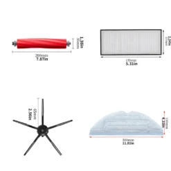 17er Set ZubehöR Für Roborock S7 S7 + S7 Plus S7 Max T7S T7S Plus Saugroboter Filter Mop (Schwarz) -Rowesc Verkaufe c95de48e5b87bb5ea81733de0bed8e10