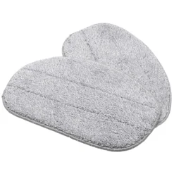 Vhbw 2x Wischbezug Kompatibel Mit Leifheit CleanTenso Dampfreiniger, Dampfmop - Mikrofaser, Grau