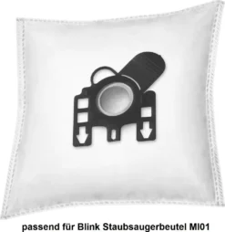 20x Rs-products Stausbaugerbeutel Passend Für Blink MI01 I MI 01 Kompatibel Zu Miele, Hoover
