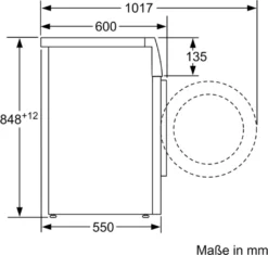 Siemens WM14N128 IQ300 Waschmaschine, 8 Kg, 1400 UpM, Outdoor-Programm Schonende Reinigung, SpeedPack L Beschleunigen Sie Ihre Programme, Nachlegefunktion -Rowesc Verkaufe de00bb53fbde709803b4300d4e27bf32