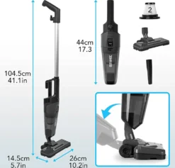 Duronic VC9 Bodenstaubsauger | 2-in-1 Handstaubsauger Und Stielstaubsauger | Inkluviv Bodenbürste Für Tierhaar Und Zubeh -Rowesc Verkaufe df15ad50c5feb2f558432bf0a990ac14