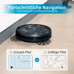AIRROBO P20 Roboter Staubsauger 2800 Pa Starke Saugleistung Leiser Roboter-Staubsauger, Steuerung Mit App/WiFi, 120 Minuten Laufzeit, Automatisches Aufladen, 600 Ml Fassungsvermögen Für Tierhaarböden -Rowesc Verkaufe e04282509ad39e33e891b3c065a31df1