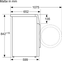 Siemens WQ33G2D40 IQ500 Wärmepumpen-Trockner, 8 Kg, AutoDry-Technologie Schonendes Und Präzises Trocknen, Super40'-Programm, SoftDry Trommelsystem Sanftes Und Schonendes Trocknen Weiß -Rowesc Verkaufe e22a8c1dde2bf5a62d58221a3e9a719f