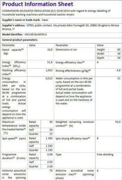 Haier HW100-B14959U1 Waschmaschine Frontlader 10kg Dampf AquaProtect -Rowesc Verkaufe e31164be88b276017e382d17063f679b