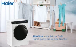 Haier HW70-B14979 Waschmaschine 7 Kg Vollwasserschutz Refresh Dampf Funktion -Rowesc Verkaufe e439259122e0883f44c1130054e2bfb4