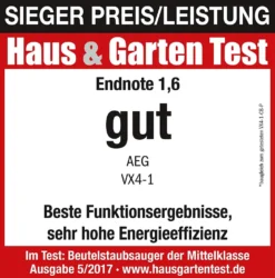 AEG Bodensauger VX4-1-GM-T Efficiency -Rowesc Verkaufe e643dc44e960c18ccb02a68352f0cf8b