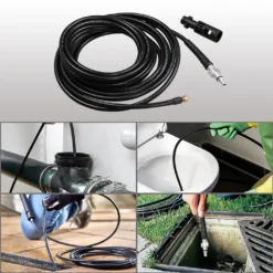 Wolketon 15m Rohrreinigungsschlauch Rohrreiniger Set Für Kärcher Kränzle K2 - K7 Hochdruckreiniger Mit Lavor Anschluss -Rowesc Verkaufe eb8ea41e738d355f5e74695136c7333d