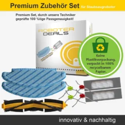 Zubehör Set Für Ecovacs Deebot OZMO T8 U. T8+ (2x Pad, 2x Filter, 4x Seitenbürsten, 1x Hauptbürste) -Rowesc Verkaufe ebfb6dda917ae25038154407837f3f09