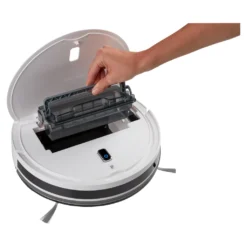 MEDION Saugroboter Mit Wischfunktion Und Systematischer Navigation P20 SW (Modell 2021, 2.000 Pa Saugkraft, Inkl. Fernbedienung, Ladestation, Tierhaar Allergiker Optimiert) -Rowesc Verkaufe eed7e58f6781842dd30a33835f583cc4