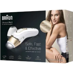 Braun Silk-Expert Pro 5 PL5137 IPL-Haarentfernungsgerät Mit Präzisionsaufsatz - Beine, Körper, Gesicht - Weiß/gold -Rowesc Verkaufe f4edb0b2eb5eb79c5f5278c57203ba66