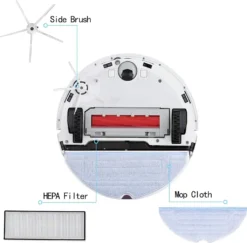 Original Roborock S7 Maxv Ultra/S7 Pro Ultra/S7/S7 Maxv Staubsauger Roboter Zubehör, Mit Mopps, HEPA-Filter Und Weißer Seitenbürste -Rowesc Verkaufe f606af2ada6d630fad5649c9dd56cc0e