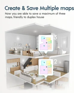 Yeedi Vac 2 Saugroboter Mit Wischfunktion, 3D-Hindernisvermeidung, 3000Pa Saugkraft, Visuelle Kartierung, Benutzerdefinierte Reinigung, Kompatibel Mit Absaugstation (exkl.) -Rowesc Verkaufe f67fdc399607bc1589d67c424ee20270