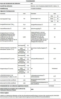 AEG - L7FL930EX - Waschmaschine - ProSteam - 9 Kg -Rowesc Verkaufe f69d7cb0970d9847c01f891d0d386f1e