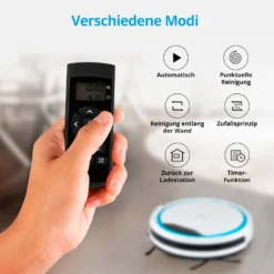 MEDION Roboterstaubsauger Mit Ladestation MD19900 (intelligente Navigation, Roboterstaubsauger Für Hartböden Fliesen Laminat, Optimierte Tierhaare, Fernbedienung, Bis Zu 90 Minuten, Automatische Rückkehr Zur Station) -Rowesc Verkaufe f9a972275d4df46cf37963dda5b0b5bd